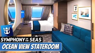 Symphony of the Seas  Forward Ocean View Stateroom Full Tour amp Review 4K  Royal Caribbean Cruise [upl. by Yug186]