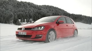 NEW Golf 7 4MOTION on Snow [upl. by Eilama]