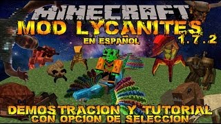 Demostración y Tutorial del Mod Lycanites para Minecraft 172 y 1710 [upl. by Rebekah]