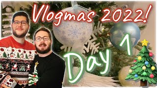 DECORATING THE CHRISTMAS TREE amp ADVENT CALENDARS VLOGMAS 2022 DAY 1 [upl. by Rombert886]