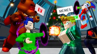 ROBLOX Heroes Battlegrounds FUNNY MOMENTS MEMES 😱Part 2 [upl. by Ahsieket]