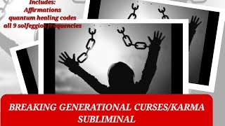 BREAKING GENERATIONAL KARMA SUBLIMINALcall back energyaccess akashic records [upl. by Senga]