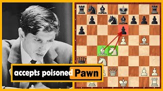 Fischer Passes Alive Through The Hell Of Poisoned Pawn Variation [upl. by Eloisa]