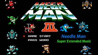 Mega Man 3 NES  Needle Man Stage Music Super Extended [upl. by Anastasius]