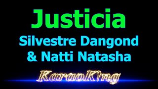 Silvestre Dangond amp Natti Natasha  Justicia  Karaoke [upl. by Engeddi775]