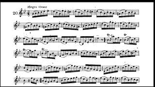 Étude № 20 from 32 Études for the Clarinet by Cyrille Rose [upl. by Melania]