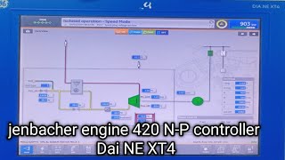 jenbacher engine 420 NP controller Dai NE xt4 [upl. by Fonville]