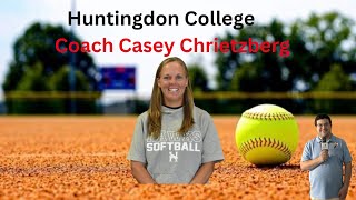 Huntingdon College head softball coach Coach Casey Chrietzberg [upl. by Xonel]