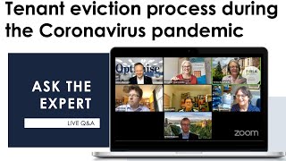 Tenant eviction process during the Coronavirus pandemic [upl. by Josefa]