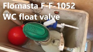 WC ball valve fitting DIY method to instal Flomasta FF1052 float valve [upl. by Eigram]