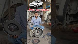 Jeep compass clutch plate pressure plate replacementyoutubeshorts shorts yt automobile [upl. by Waxman]