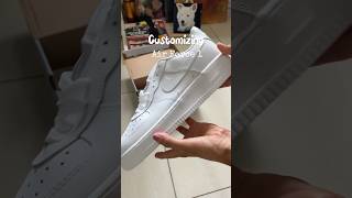 One more clients order done ☑️ custom AIR FORCE 1 customshoes customsneaker nikeairforce1 [upl. by Adelice]