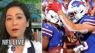 NFL LIVE  Mina Kimes claims Amari Cooper will be reason why Buffalo Bills win Super Bowl this year [upl. by Weatherley979]