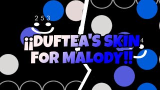 DUFTEAS SKIN FOR MALODY UpScroll and DownScroll  Malody [upl. by Filmore]