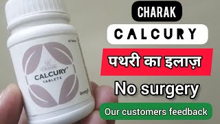 Charak Calcury tablet  पथरी निकलने में मदद करती है वो भी बिना किसी दर्द के। इसको खाने का सही तरीका [upl. by Barbaraanne]