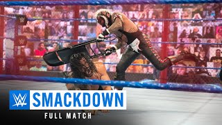 FULL MATCH Roman Reigns vs Rey Mysterio — Universal Title Hell in a Cell Match SmackDown 2021 [upl. by Ahsatsan72]