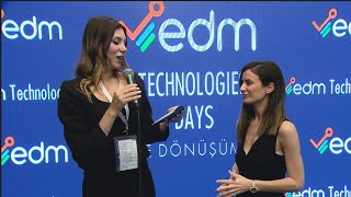 AKINSOFT PAZARLAMA KOORDİNATÖR YARDIMCISI GANİMETE ŞAHİN EDM TECHNOLOGIES DAYS RÖPORTAJI [upl. by Nicram447]