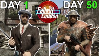 Fallout London But I Survive 50 Days on Very Hard Mode [upl. by Maddock]