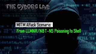 MITM Attack Scenario From LLMNRNBTNS Poisoning To Shell [upl. by Annoid]