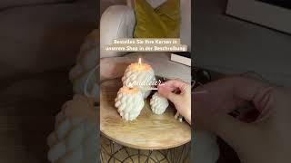 kerzen dekorieren  kerzen selber machen silikonform  candle diy  candle decoration  شموع ديكور [upl. by Ahar]