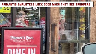 Primantis Employees Lock Door When They See Trumpers [upl. by Aelyk]