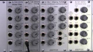 Doepfer A124 Wasp Filter Basics [upl. by Tayyebeb]