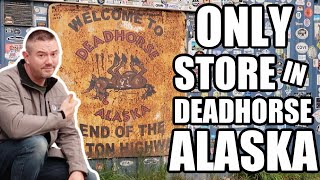 DEADHORSE ALASKAS ONLY STORE  SHOPPING IN PRUDHOE BAY ALASKA  Somers In Alaska [upl. by Merlina]