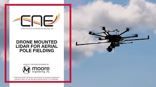 CNE Drone Mounted LiDAR for Aerial Pole Fielding [upl. by Garald978]