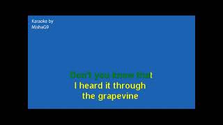 Ive heard through the grapevine  Tina Turner  KARAOKE [upl. by Meeker]