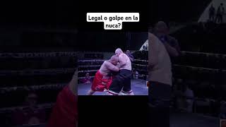 LEGAL O GOLPE EN LA NUCA boxing boxeo [upl. by Kosaka]