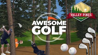 AWESOME GOLF  VALLEY PINES from the TIPS [upl. by Lotte]