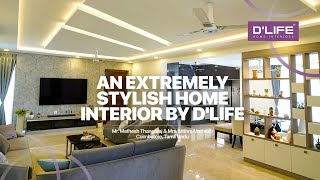 Coimbatore Home Tour  An Extremely Stylish Home Interior by DLIFE  Client Mr Mathesh amp Ms Mithra [upl. by Fine]