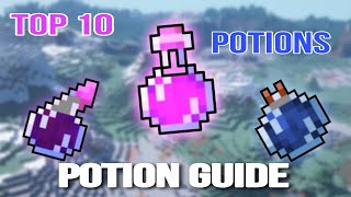 Top 10 Best Potions In Minecraft To use in PvP [upl. by Cheryl164]