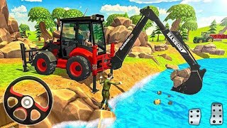 TRACTOR ANDJCB 3DX BACKHOE LOADER BUS SIMULATOR INDONESIA DRIVING LIVE STREAM Live🚨665 [upl. by Ahsienyt]