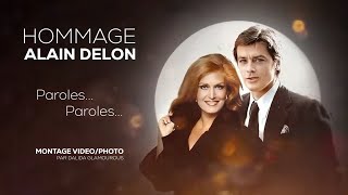 Dalida et Alain Delon  Paroles… Paroles… Hommage [upl. by Atteloiv169]