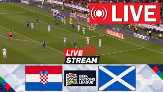 🔴LIVE Scotland vs Croatia  UEFA Nations League A 2026  Match Live Today [upl. by Cianca]