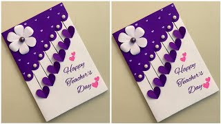 DIY Beautiful Teachers Day CardHandmade Teachers Day greeting CardTeachers Day Card 2024 [upl. by Oyam567]