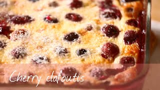 Traditional cherry clafoutis  Video recipe [upl. by Eelsha]