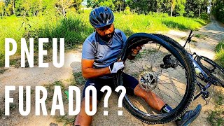 PNEU FURADO Aprenda Como Remendar  BIKE D2 [upl. by Ydnar]