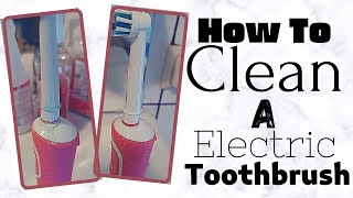 How To Keep Electric Toothbrush Base Clean  a LearnByBlogging Quick Tip [upl. by Adamson]