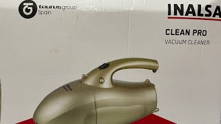 INALSA CLEAN PRO VACUUM CLEANER INALSA Clean Pro 800W Handheld Vacuum Cleaner GoldenInalsa [upl. by Parcel]