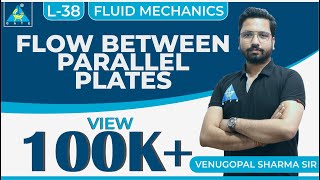 Fluid Mechanics  Module 5  Fluid Flow  Flow Between Parallel Plates Lecture 38 [upl. by Pena654]