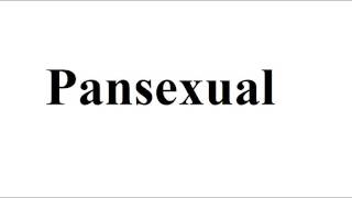 What does Pansexual sexuality mean [upl. by Llehsor]