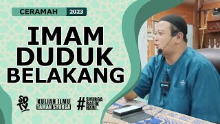 SYAMSUL DEBAT  IMAM DUDUK BELAKANG [upl. by Tirma814]