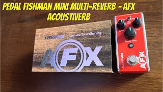 Review Pedal Fishman Mini MultiReverb AFX AcoustiVerb [upl. by Hudnut297]