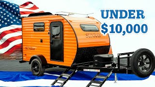 10 Mini Camper Trailers American Made and UNDER 10000 [upl. by Nyret]