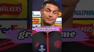 Why Ronaldo Puting Card In Leg [upl. by Ahel]