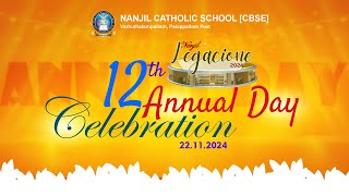 12th Annual Day  Nanjil Catholic schoolCBSECATHOLIC SCHOOL [upl. by Ciapha]