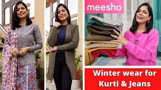 Meesho Winterwear for Kurti Saree amp Jeans l Dream Simple [upl. by Laurentium]