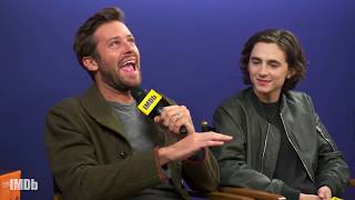 Armie Hammer Talks Short Shorts and Dancing in Call Me by Your Name 2017  IMDb EXCLUSIVE [upl. by Amlas]